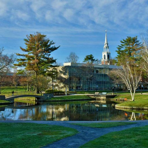 Picture of the Wheaton College campus. 